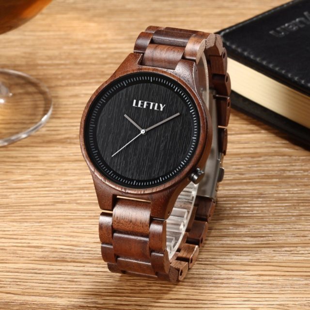 Dřevěné hodinky LEFTLY - Asan